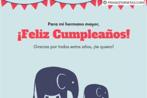 Imagen de cumpleaños para un hermano mayor